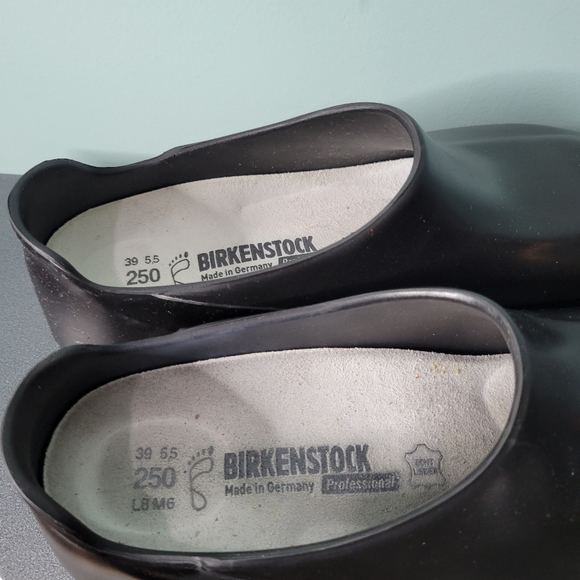Birkenstock Professional Industrial Rubber Work Non Slip Clogs Black Size 39 - Picture 2 of 5